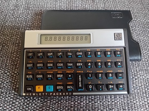 Vintage hewlett packard 11c - hewlett, hp-11c