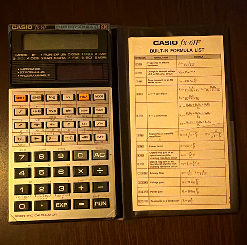 Casio 61f scientific - casio,