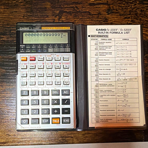 Casio 5000f scientific - casio,