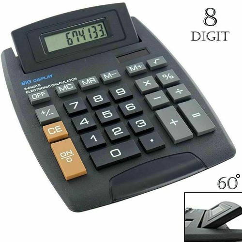 Jumbo calculator digits - calculator, 8