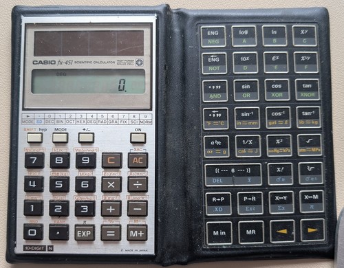Vintage casio 451 - casio, fx-451