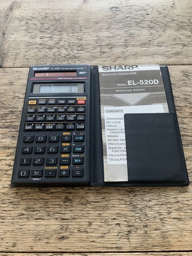 Vintage retro sharp 520d - vintage,