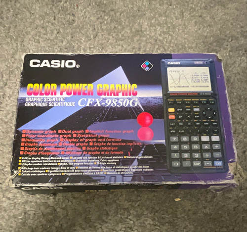 Casio cfx 9850g graphing - casio, cfx-9850g