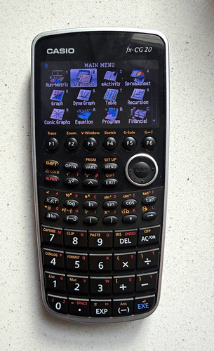 Casio cg20 graphing - fx-cg20, &
