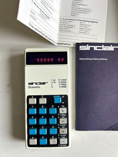 Sinclair scientific handheld - scientific,